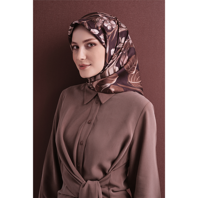 Armine 26-27 Sonbahar Kış Twill İpek Eşarp - Resim 2