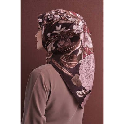 Armine 26-27 Sonbahar Kış Twill İpek Eşarp - Resim 5