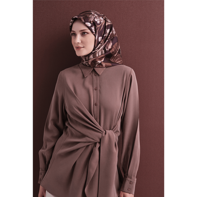 Armine 26-27 Sonbahar Kış Twill İpek Eşarp - Resim 1
