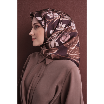 Armine 26-27 Sonbahar Kış Twill İpek Eşarp - Resim 3