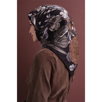 Armine 26-27 Sonbahar Kış Twill İpek Eşarp - Resim 4