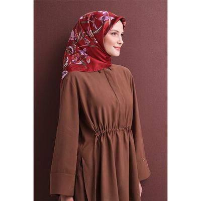 Armine 26-27 Sonbahar Kış Twill İpek Eşarp - 82 - Resim 3