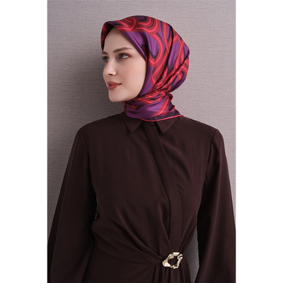 Armine 26-27 Sonbahar-Kış Twill İpek Eşarp - 08 - Resim 3