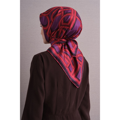 Armine 26-27 Sonbahar-Kış Twill İpek Eşarp - 08 - Resim 4