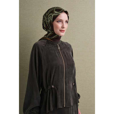Armine 26-27 Sonbahar-Kış Twill İpek Eşarp - 08 - Resim 2