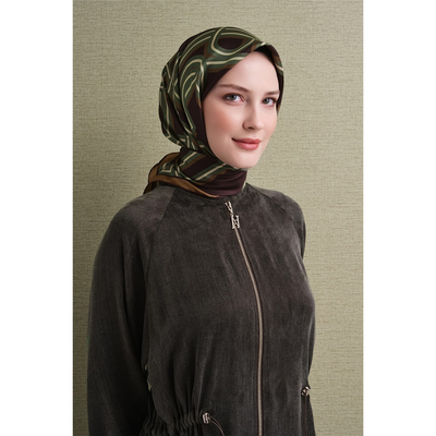 Armine 26-27 Sonbahar-Kış Twill İpek Eşarp - 08 - Resim 3