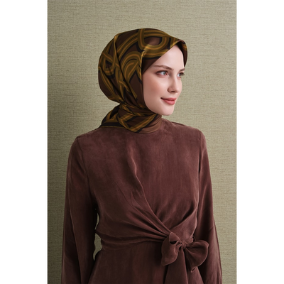 Armine 26-27 Sonbahar-Kış Twill İpek Eşarp - 08 - Resim 2
