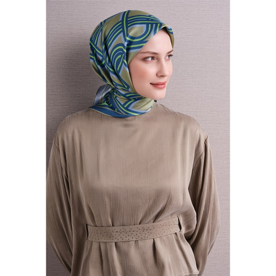 Armine 26-27 Sonbahar-Kış Twill İpek Eşarp - 08 - Resim 1