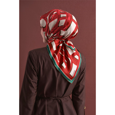 Armine 26-27 Sonbahar-Kış Twill İpek Eşarp - 08 - Resim 2