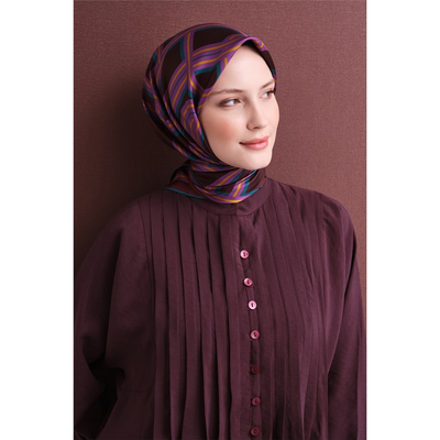 Armine 26-27 Sonbahar-Kış Twill İpek Eşarp - 08 - Resim 3