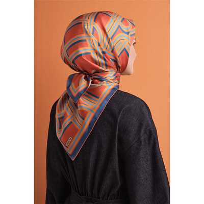 Armine 26-27 Sonbahar-Kış Twill İpek Eşarp - 08 - Resim 3
