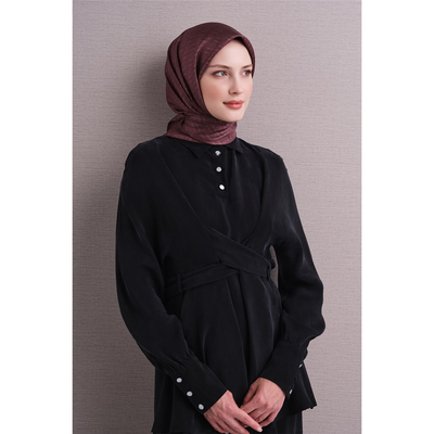 Armine 26-27 Sonbahar Kış Twill İpek Eşarp - 51 - Resim 2