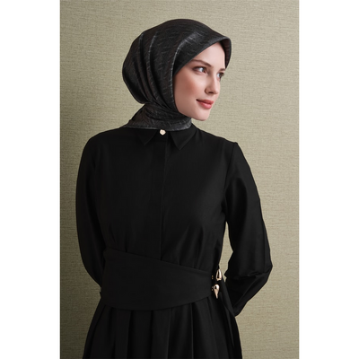 Armine 26-27 Sonbahar Kış Twill İpek Eşarp - 51 - Resim 2