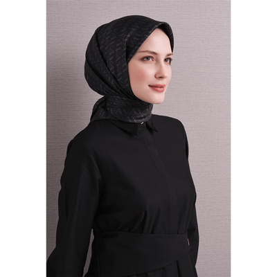 Armine 26-27 Sonbahar Kış Twill İpek Eşarp - 51 - Resim 4