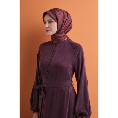 Armine 26-27 Sonbahar Kış Twill İpek Eşarp - 37 - Resim 2