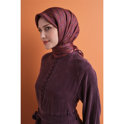 Armine 26-27 Sonbahar Kış Twill İpek Eşarp - 37 - Resim 3