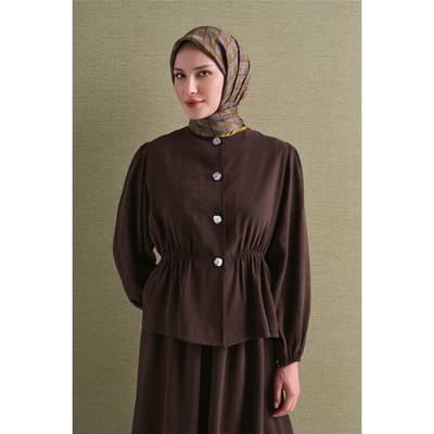 Armine 26-27 Sonbahar Kış Twill İpek Eşarp - 37 - Resim 4