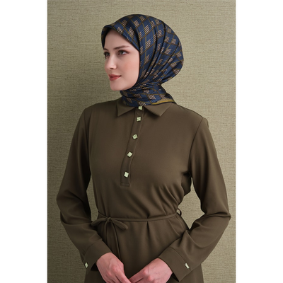 Armine 26-27 Sonbahar Kış Twill İpek Eşarp - 37 - Resim 3