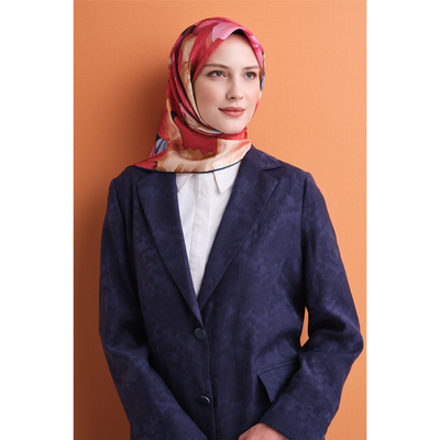Armine 26-27 Sonbahar Kış Twill İpek Eşarp - 36 - Resim 4