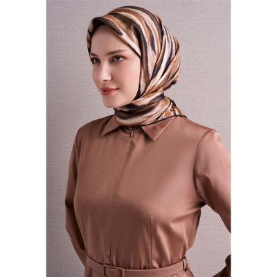 Armine 26-27 Sonbahar Kış Twill İpek Eşarp - Resim 3