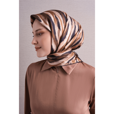 Armine 26-27 Sonbahar Kış Twill İpek Eşarp - Resim 1