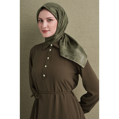 Armine 26-27 Sonbahar Kış Twill İpek Eşarp - 06 - Resim 4