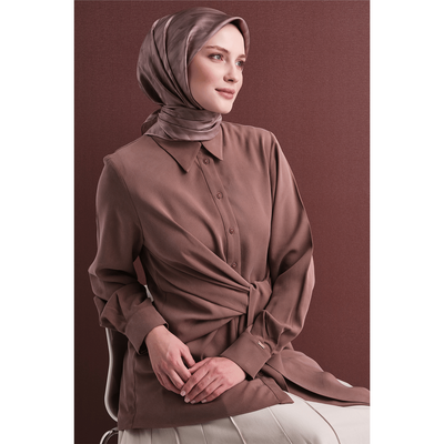 Armine 26-27 Sonbahar Kış Twill İpek Eşarp - 06 - Resim 3
