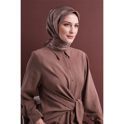 Armine 26-27 Sonbahar Kış Twill İpek Eşarp - 06 - Resim 4
