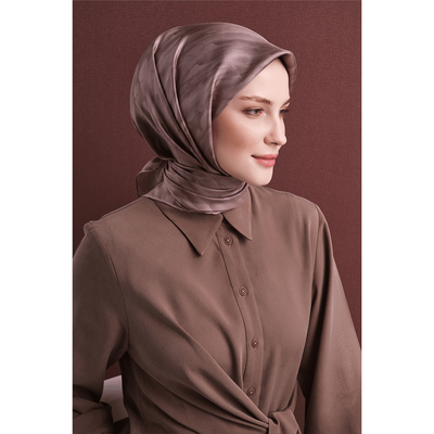 Armine 26-27 Sonbahar Kış Twill İpek Eşarp - 06 - Resim 5