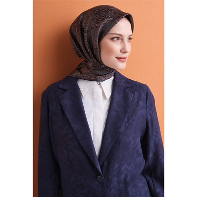 Armine 26-27 Sonbahar Kış Twill İpek Eşarp - 03 - Resim 3