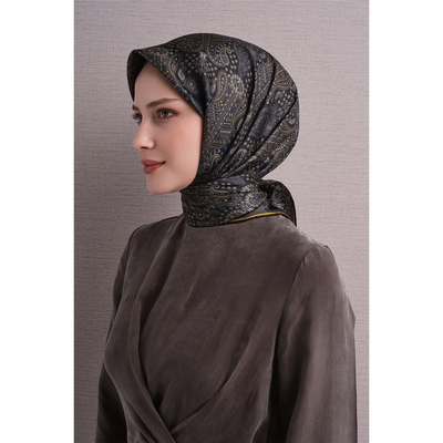 Armine 26-27 Sonbahar Kış Twill İpek Eşarp - 03 - Resim 3