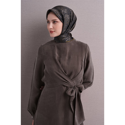 Armine 26-27 Sonbahar Kış Twill İpek Eşarp - 03 - Resim 2