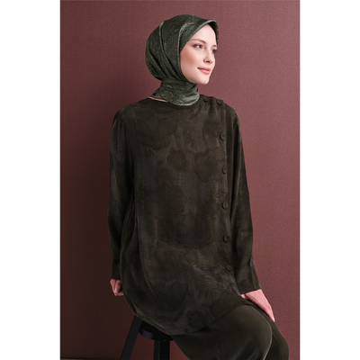Armine 26-27 Sonbahar Kış Twill İpek Eşarp - Resim 2