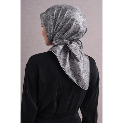 Armine 26-27 Sonbahar Kış Twill İpek Eşarp - 03 - Resim 4