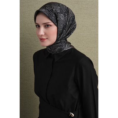Armine 26-27 Sonbahar Kış Twill İpek Eşarp - 03 - Resim 2