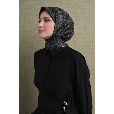 Armine 26-27 Sonbahar Kış Twill İpek Eşarp - 03 - Resim 4