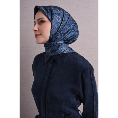 Armine 26-27 Sonbahar Kış Twill İpek Eşarp - 03 - Resim 4