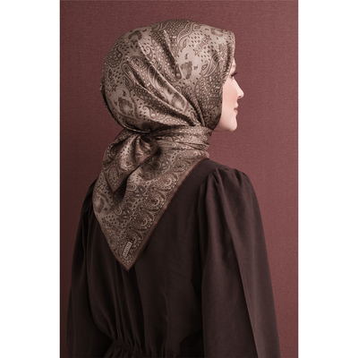Armine 26-27 Sonbahar Kış Twill İpek Eşarp - Resim 4
