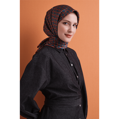 Armine 26-27 Sonbahar Kış Twill İpek Eşarp - Resim 3