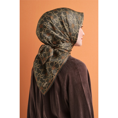 Armine 26-27 Sonbahar Kış Twill İpek Eşarp - Resim 4