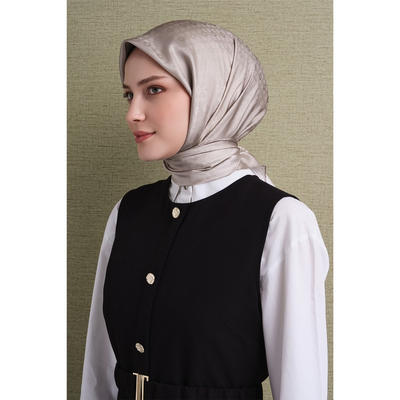 Armine 26-27 Sonbahar Kış Twill İpek Eşarp - 51 - Resim 1