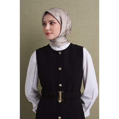 Armine 26-27 Sonbahar Kış Twill İpek Eşarp - 51 - Resim 4