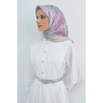 Armine 26 Yaz Twill İpek Eşarp  - Resim 4