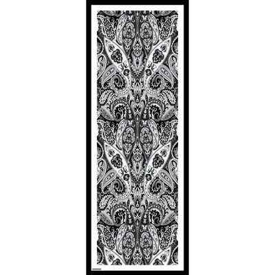 Valentino Orlandi Laura Deseli Şal - Siyah Beyaz - Resim 1