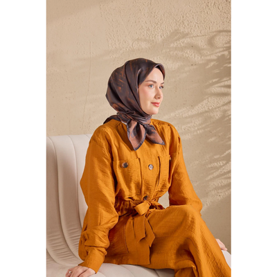Silk Home Twill İpek Eşarp - 02 - Resim 2