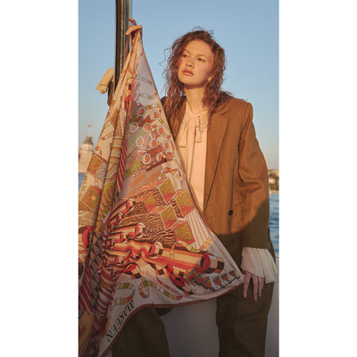 Mareen Tünel Omuz Şalı - Mercan - Resim 3