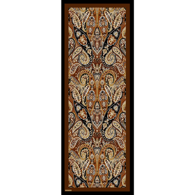 Valentino Orlandi Laura Deseli Şal - Acı Kahve - Resim 1