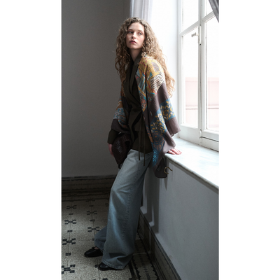 Dersaadet Omuz Şal - Amber - Resim 4