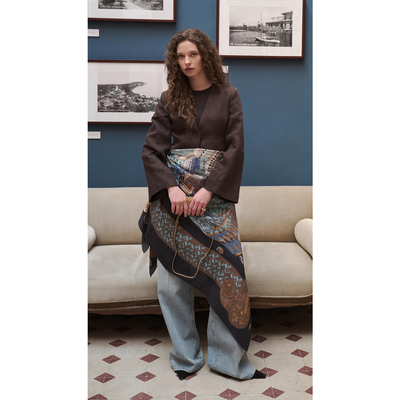 Dersaadet Omuz Şal - Çini - Resim 4