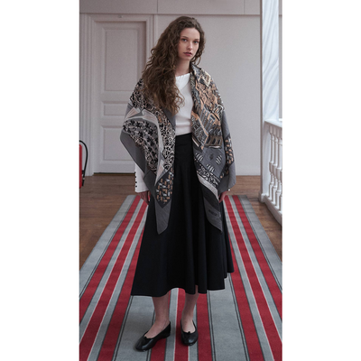 Dersaadet Omuz Şal - Mermer - Resim 2